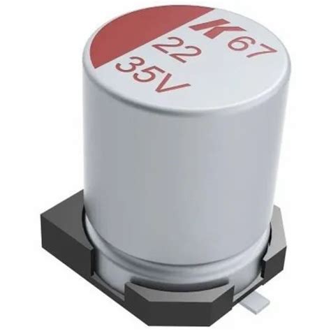 KEMET 100 µF 50 Vdc Aluminum Electrolytic Capacitor 20 Surface