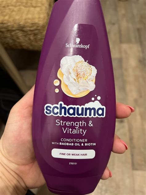 Schauma Strength Vitality Conditioner With Baobab Oil Biotin INCI