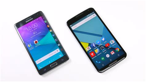 Samsung Galaxy Note Edge Vs Google Nexus 6 Benchmark Deutsch