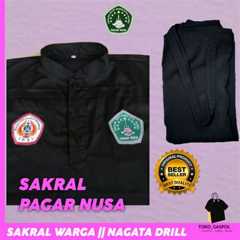 Jual Seragam Pagar Nusa Stell Kain Nagata Saklalpencaksilat Shopee