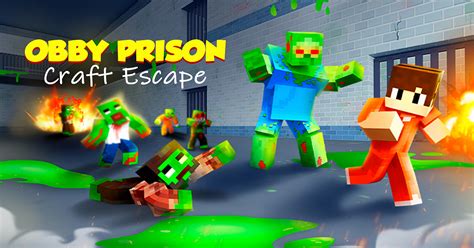 Obby Prison Craft Escape Darmowa Gra Online FunnyGames