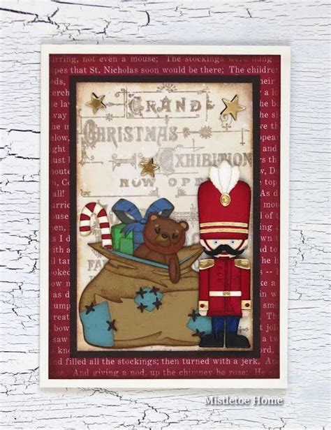 Christmas Card With Harvey By Tim Holtz Christmas Card Design