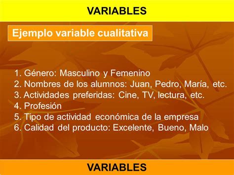 5 Ejemplos De Variables Cualitativas Y Cuantitativas Nuevo Ejemplo