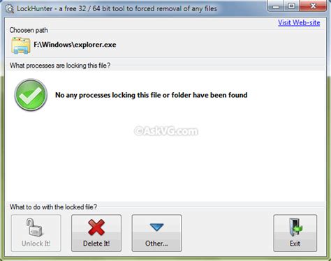 LockHunter: Yet Another Free File Unlocker for Windows – AskVG