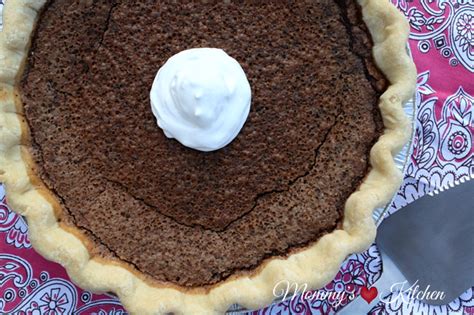 Minnys Chocolate Pie From The Help — Mommys Kitchen