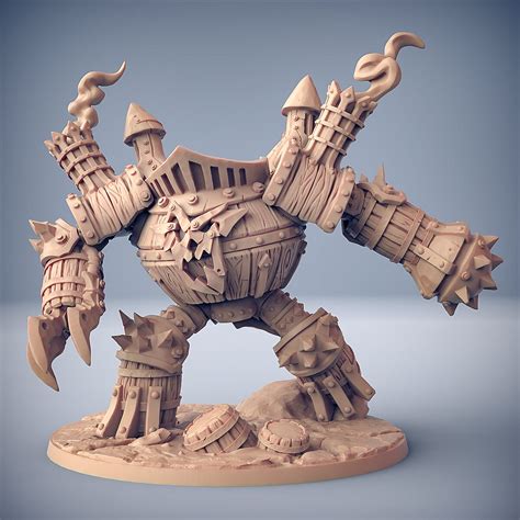 Goblin Scrap Golem Dnd Miniature Pathfinder Fantasy Gaming Artisan