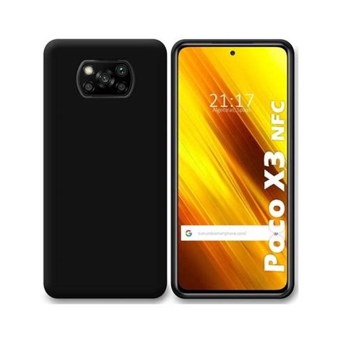 Funda Silicona Gel Tpu Negra Xiaomi Poco X3 Nfc X3 Pro Con Ofertas En