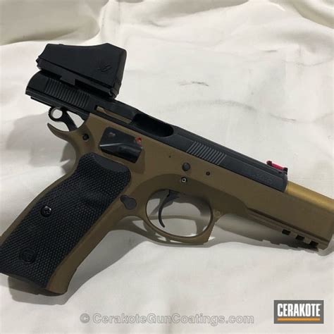 Two Tone Cz Shadow In Burnt Bronze Gold And Smoke Cerakote By Web User