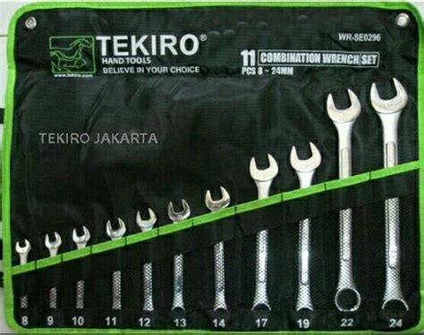 Jual Tekiro Kunci Ring Pas Combination Wrench Set 11 Pcs 8 24 Mm Di