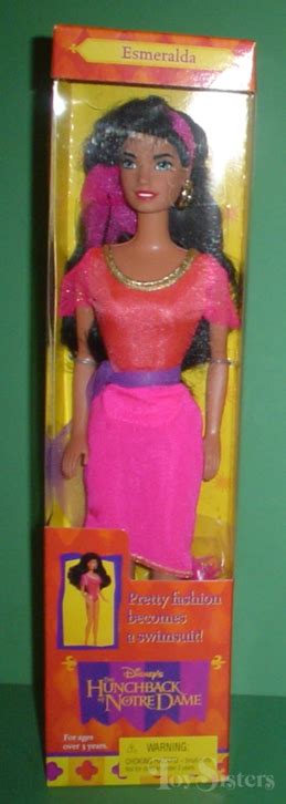 Disney Mattel Hunchback Of Notre Dame Pretty Fashion Esmeralda Toy