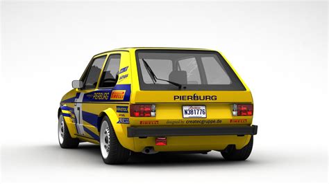 Volkswagen Golf Mk1 Rally 3D Model $70 - .unknown .3ds .fbx .max .obj ...