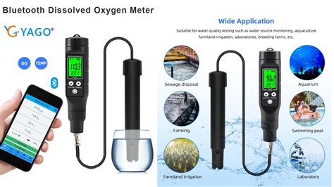 Rcyago Smart Bluetooth Dissolved Oxygen Meter For Fish Pond