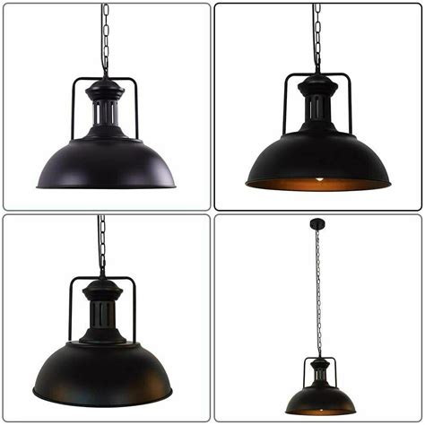 Vintage Industrial Metal Ceiling Light Shade Modern Hanging Retro Pendant Light Ebay