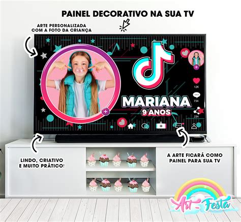 Pain L Para Tv Tik Tok Festa No Rack Elo Produtos Especiais