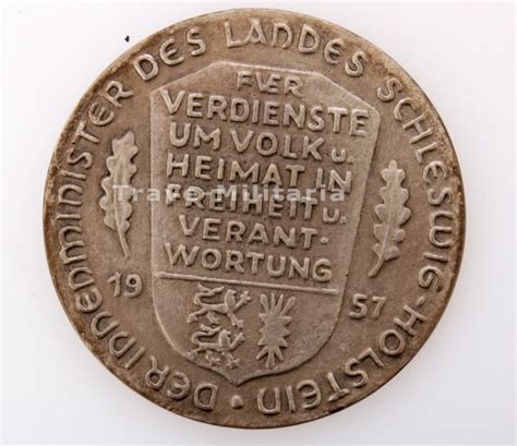 Schleswig Holstein Freiherr Von Stein Medaille Archiv Trave