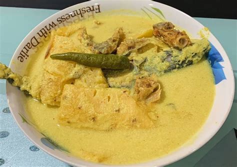 Resipi Masak Lemak Ikan Masin Bersama Nenas Dan Ikan Kembung Oleh