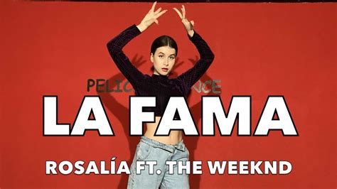 Rosalía LA FAMA ft The Weeknd Dance video YouTube