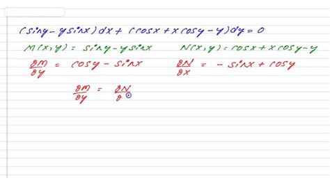 Solved Determine Whether The Given Differential Equation Is Exact If