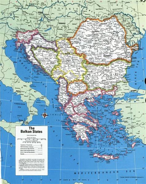 Political Map Of The Balkan States Balkans Europe Mapslex World