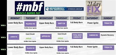 Muscle Burner S Fit Competition Schedule