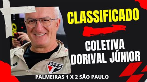 COLETIVA DORIVAL JÚNIOR PALMEIRAS 1 X 2 SÃO PAULO YouTube