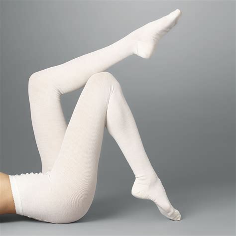 Wolford Ribbed Merino Wool Tights In White Anthracite Lyst