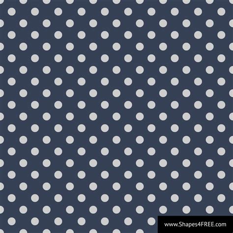 Navy Blue Polka Dot