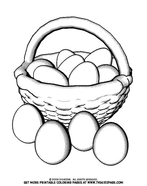 Egg Coloring Pages Printable