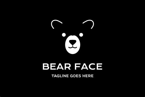 Bear Head Face Silhouette Logo Graphic by AFstudio87 · Creative Fabrica