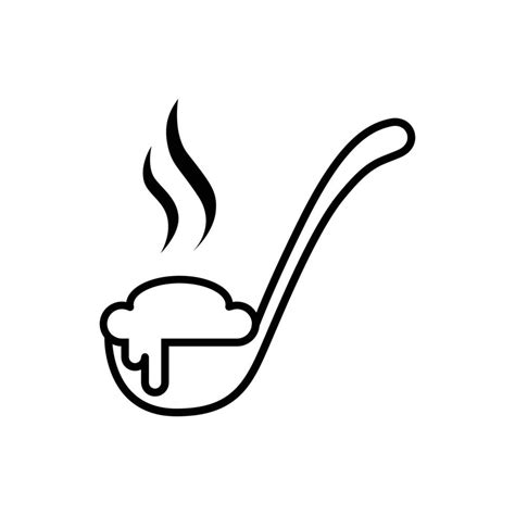 Ladle Icon Vector Vector Art At Vecteezy