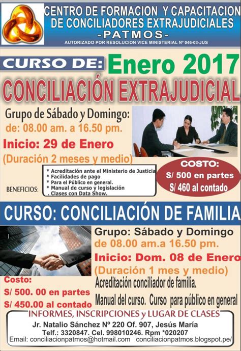 Primeros Cursos De Conciliaci N Extrajudicial Del A O Centro De