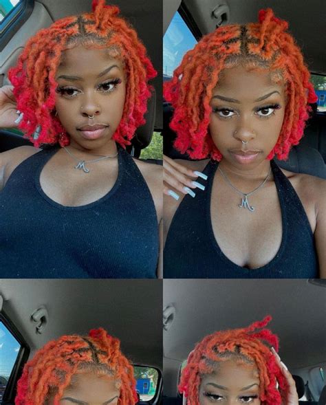 Pin By Donzzz On Locs Hairstyles Short Locs Hairstyles Locs Hairstyles Dyed Hair Inspiration