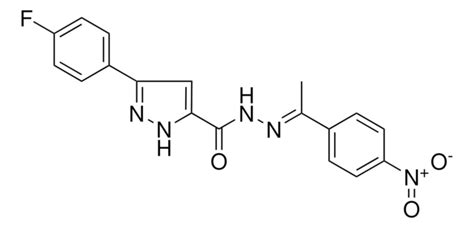 Fluorophenyl N Nitrophenyl Ethylidene H Pyrazole