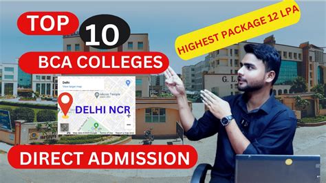 Top Bca Colleges In Delhi Ncr Direct Admission Highest Package