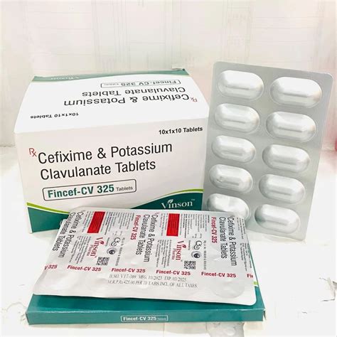 Cefixime Mg Clavulanate Potassium Mg Tab At Rs Box