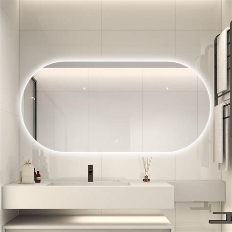 Jsljdm X Mm Illuminated Backlit Led Bathroom Mirror Wall