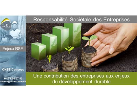 Responsabilité Sociétale des Entreprises RSE QHSE Concept