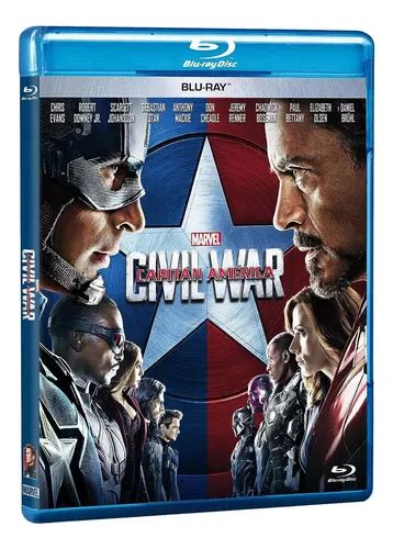 Capitan America Civil War Guerra Marvel Pelicula Blu Ray