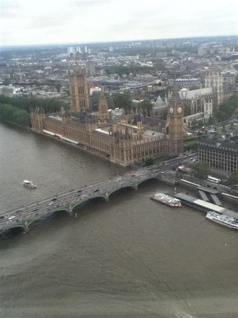 View from the top of the London Eye : pics