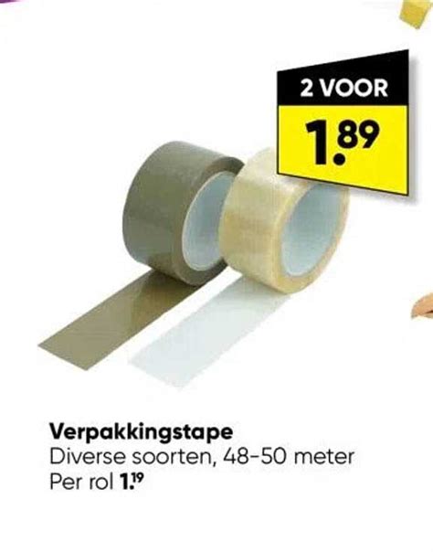 Verpakkingstape Aanbieding Bij Big Bazar Folders Nl