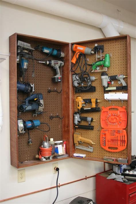 Diy Power Tool Storage Cabinet - WoodWorking Projects & Plans