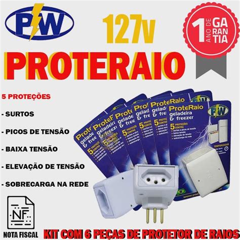 Proteraio Protetor De Geladeira E Freezer Contra Queda De Energia E