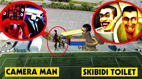 Drone Catches Skibidi Toilet Boss Vs Mecha Speakerman Cameraman War