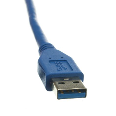 1ft Blue Micro USB 3 0 Cable Type A To Micro Type B