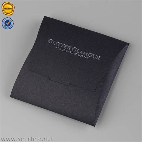 Sinicline Custom Black C5 Envelope Printing With Silver Logo China