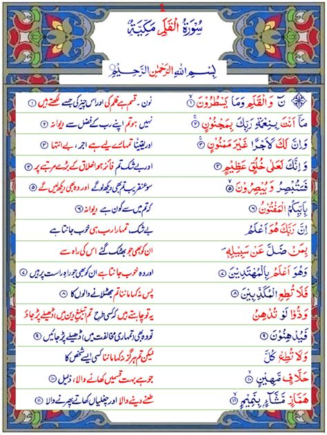 Surah Al Qalam