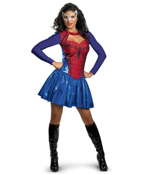 Adult Spider Girl plus Movie Halloween Costume