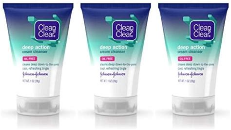 Clean And Clear Oilfree Deep Action Cream Facial Cleanser