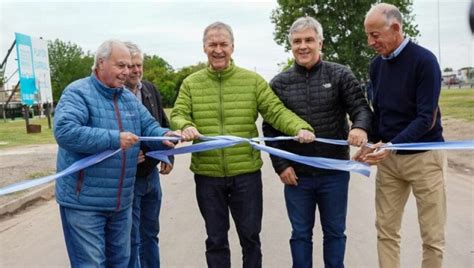 Schiaretti Y Llaryora Habilitaron Un Tramo Pavimentado De La Colectora