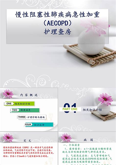 慢性阻塞性肺疾病急性加重copd护理查房ppt 卡卡办公